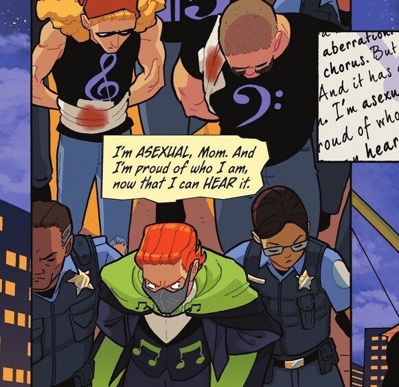 psychosech's tweet photo. Connor Hawke/Green Arrow ll - Asexual https://t.co/dzMojFmQer