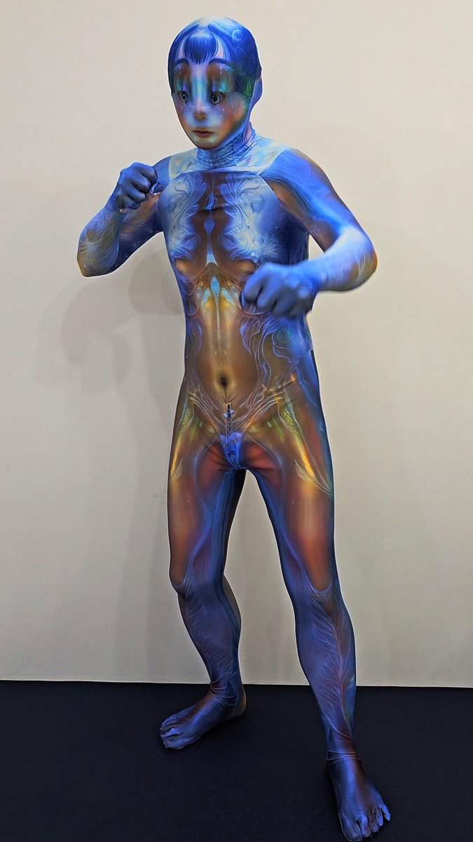 CatMeowDesign's tweet photo. the stupid zentai suit slave is blind inside his suit https://t.co/R4XRkLVeR7
