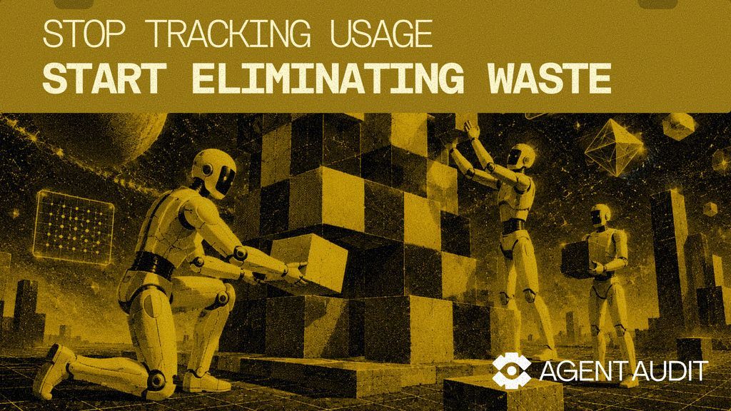 AgentAudit_'s tweet photo. Every tool shows usage but Agent Audit shows waste.

Not tokens. Not logs. Actual dollar impact.

Because optimization starts with economics. https://t.co/Pw5tLlbeNS