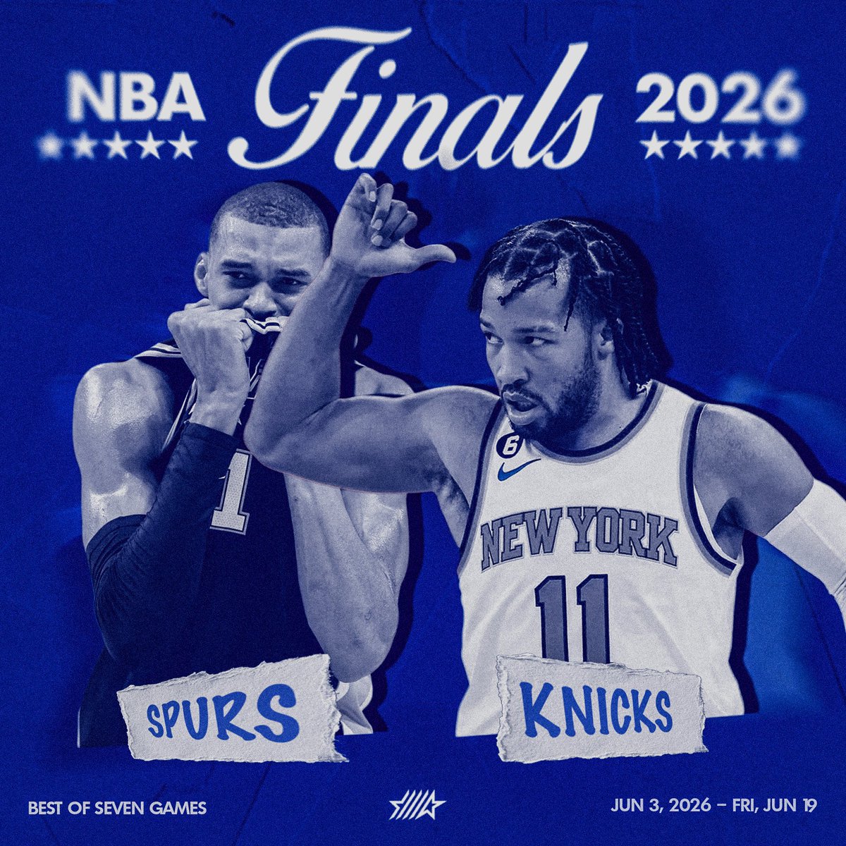 MyTopSports's tweet photo. 🏀 The NBA Finals are here: Spurs vs Knicks.

Two iconic franchises. One championship. Check the latest NBA Finals odds, betting tips, and series breakdown here 👇
 https://t.co/2UpjStXIaT
#NBAFinals #Spurs #Knicks #NBABetting https://t.co/4UBkBTUFIU