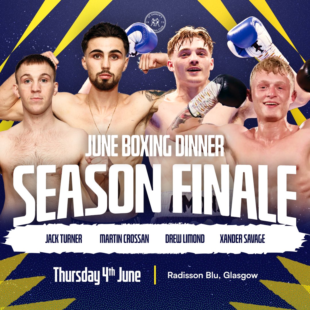 StAndrewsSC's tweet photo. 𝑭𝑰𝑮𝑯𝑻 𝑾𝑬𝑬𝑲 🔥 

After a fantastic night of boxing on 𝑳𝒂𝒈𝒐𝒐𝒏 𝑳𝒆𝒈𝒂𝒄𝒚 2.0 🌊 we’re straight back out again this week!

It’s not too late to join us for our 𝑺𝑬𝑨𝑺𝑶𝑵 𝑭𝑰𝑵𝑨𝑳𝑬 🌟 on Thursday night! 💨 https://t.co/i0nOoPg3PZ