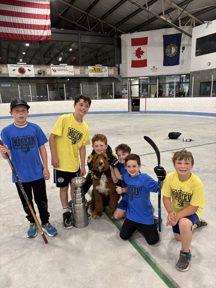 newenglandwolv1's tweet photo. What a final game at Street Hockey!  Epic 4 round shootout and one of the most fun months of Street Hockey we’ve had.  Thank you for all who attended! #newolves https://t.co/AP9b9LUljR