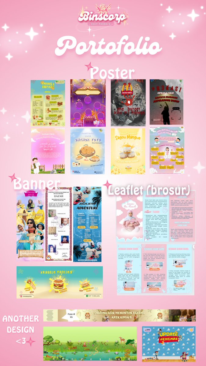 binscorp🩰 Jasa ppt, banner, etc | OPEN ORDER‼️💗 tweet media