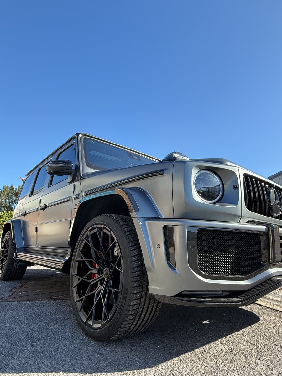 WrapVehicles's tweet photo. This unique G63 AMG features Urban Automotive bodywork, custom wheels, and Satin PPF. Want your own bespoke vehicle?

https://t.co/aQN6Q4vTRV

#MercedesG63 #BespokeCars #UrbanAutomotive #PPF #LuxuryCarWraps #VehicleCustomisation https://t.co/ABfuOVfThR