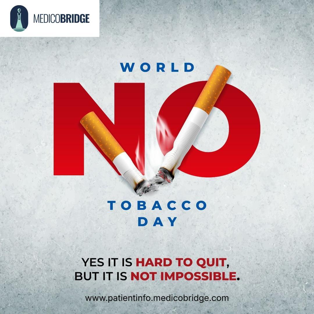Medico_bridge's tweet photo. World Tobacco Day 🚭

This World Tobacco Day, take a step towards a healthier future. Learn the risks, support those trying to quit, and help create a tobaccofree generation.

🌐 https://t.co/hdqoLPykmT

#WorldTobaccoDay #HealthAwareness #PatientEducation #Medicobridge https://t.co/QRyzRQ7zvE