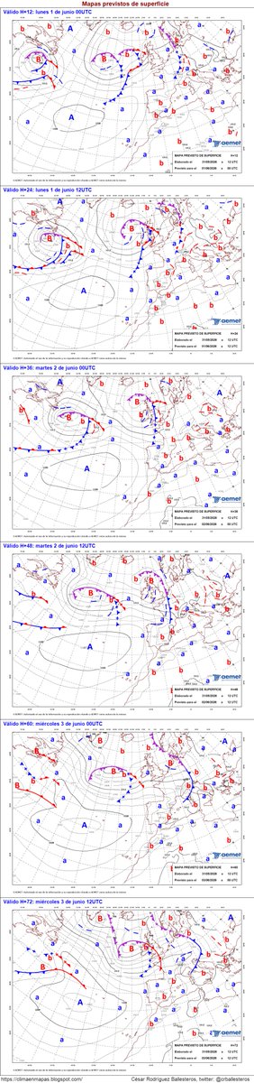 crballesteros's tweet photo. ⛈️ y ⚡ hoy y mañana en zonas de 🏔️ del centro y nordeste peninsular, localmente fuertes y con granizo, especialmente mañana en Pirineos. Las 🌧️ afectarán mañana además de las zonas mencionadas a otros puntos del tercio norte peninsular. #ClimaEnMapas
https://t.co/Ybb01g4abA https://t.co/oo27WHPKDf