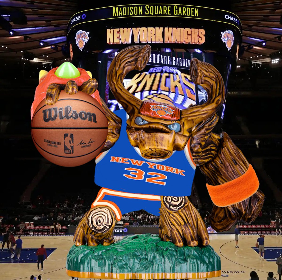 treerexgiant's tweet photo. The Knicks are All Bark AND All Bite!

Bring it home boys!
#nbafinals #nba #Knicks #KnicksIn6 https://t.co/pZtyIHqu95