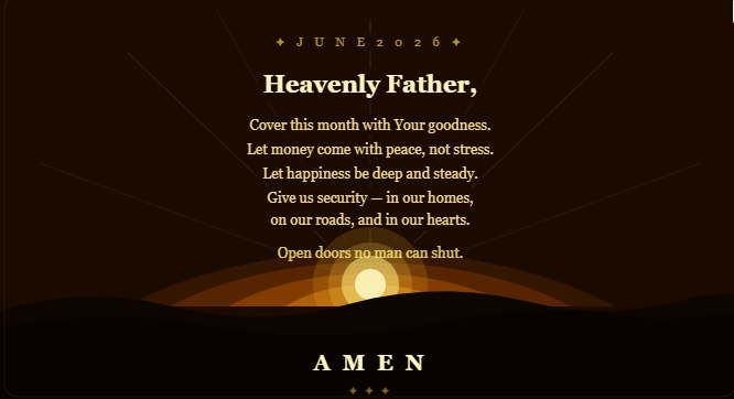STELLARTECH_12's tweet photo. Posting this for someone who needs it today 🙏 #June2026 https://t.co/tJDK0OEemk