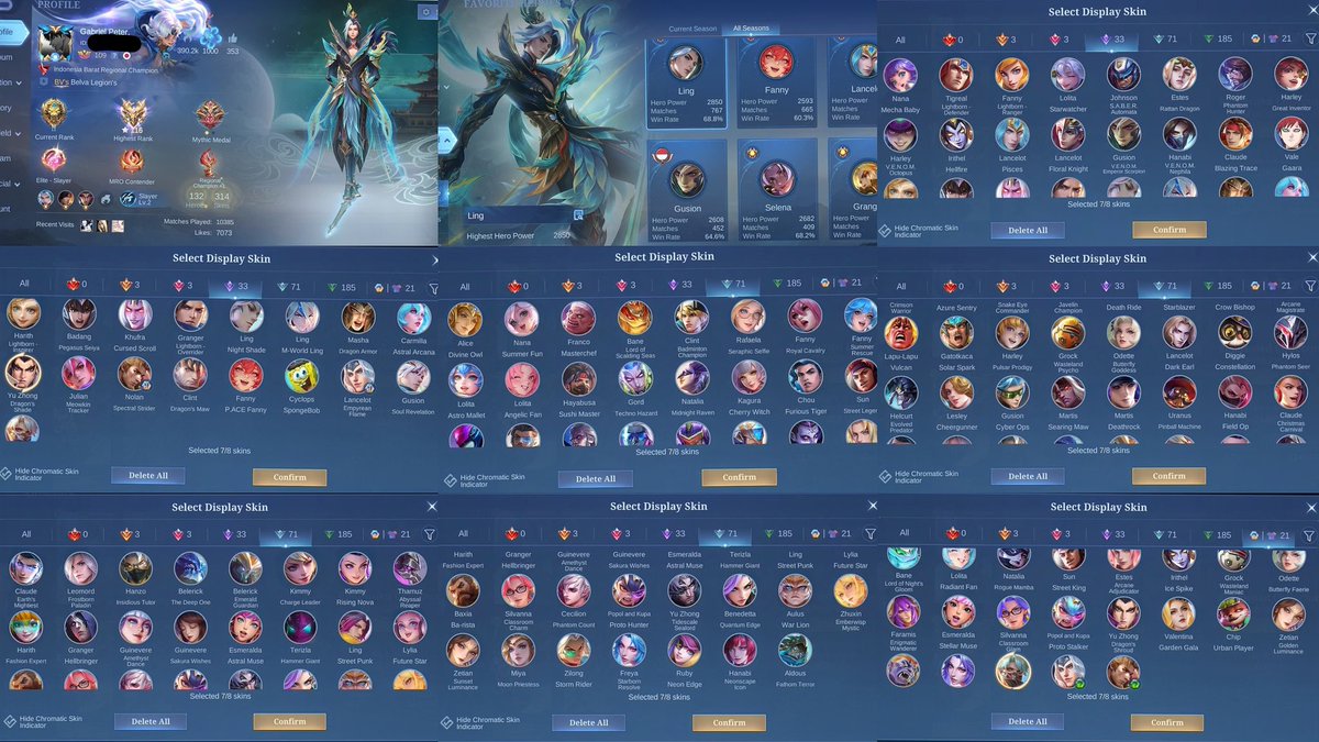 jaykecutest's tweet photo. wts akun ml (acc pribadi)
•ex imo 116
•collector ling
•granger prime
•KOF aurora + karina
•zodiac lance
•700 COA + 50 Charisma masing masing 2000
negotiable yh, dm for price😉 (amanah pol)

t. wts wtb acc ml mlbb #zonauang #zonajajan https://t.co/VYIHZjg11c