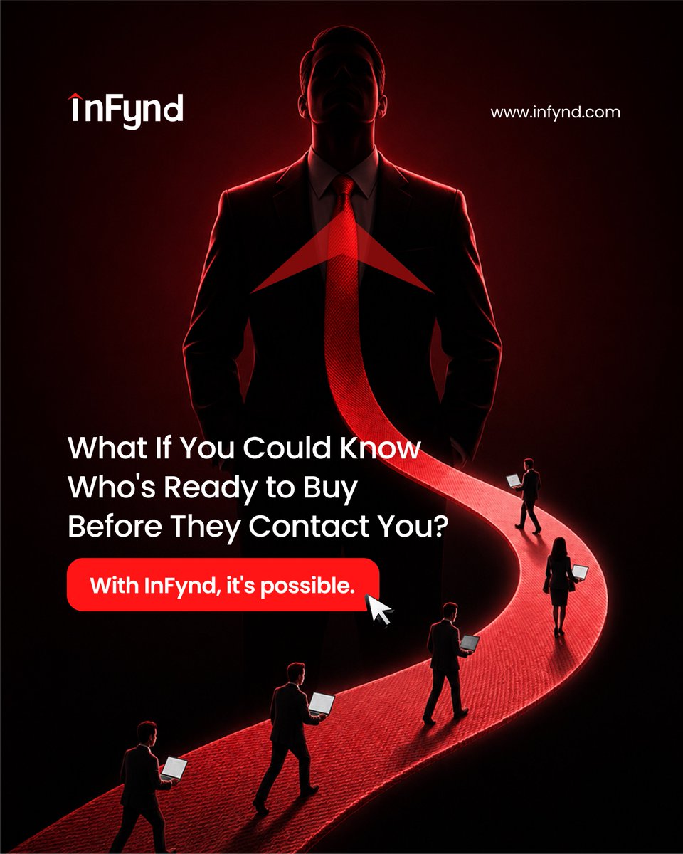 infynd_data's tweet photo. 𝐖𝐇𝐀𝐓 𝐈𝐅 𝐘𝐎𝐔 𝐊𝐍𝐄𝐖..

Which companies are searching for your solution RIGHT NOW?
Which decision-makers are comparing you with your competitors?
Which leads are warm enough to call TODAY?

That's Buyer Intent Data
That's InFynd

Start now: https://t.co/gbRXf4IGAm

#AI https://t.co/7mdUmn9oat