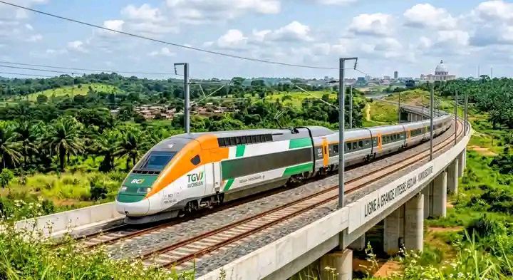 Monafrique8's tweet photo. 🚄🇨🇮 Après le métro d’Abidjan, la Côte d’Ivoire envisage désormais un projet de TGV pour relier les grandes régions du pays.

La Côte d’Ivoire affiche des ambitions de plus en plus grandes en matière d’infrastructures. 🌍💪 https://t.co/JB6eNdXsxZ