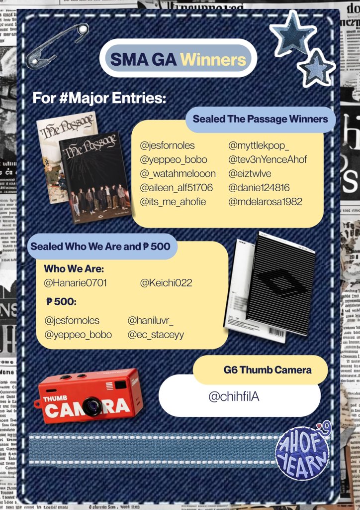 ahofyearn's tweet photo. 𝐀𝐇𝐎𝐅 𝐘𝐄𝐀𝐑𝐍 𝐆𝐈𝐕𝐄𝐀𝐖𝐀𝐘 | #giveawayyearn

winners announcement!

thank you so much to all F♡HAs who participated in voting ahof on SMA, a gdm will be created for updates, make sure to check your dms. ♡

#AHOF #아홉 https://t.co/U4bfprpaQh