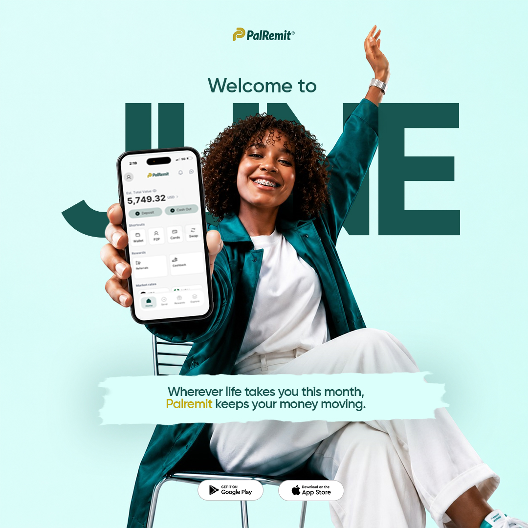 palremit's tweet photo. Welcome to June!

Wherever life takes you this month, PalRemit keeps your money moving securely and seamlessly.

Here's to a productive and prosperous June. https://t.co/MARN7tXOUU