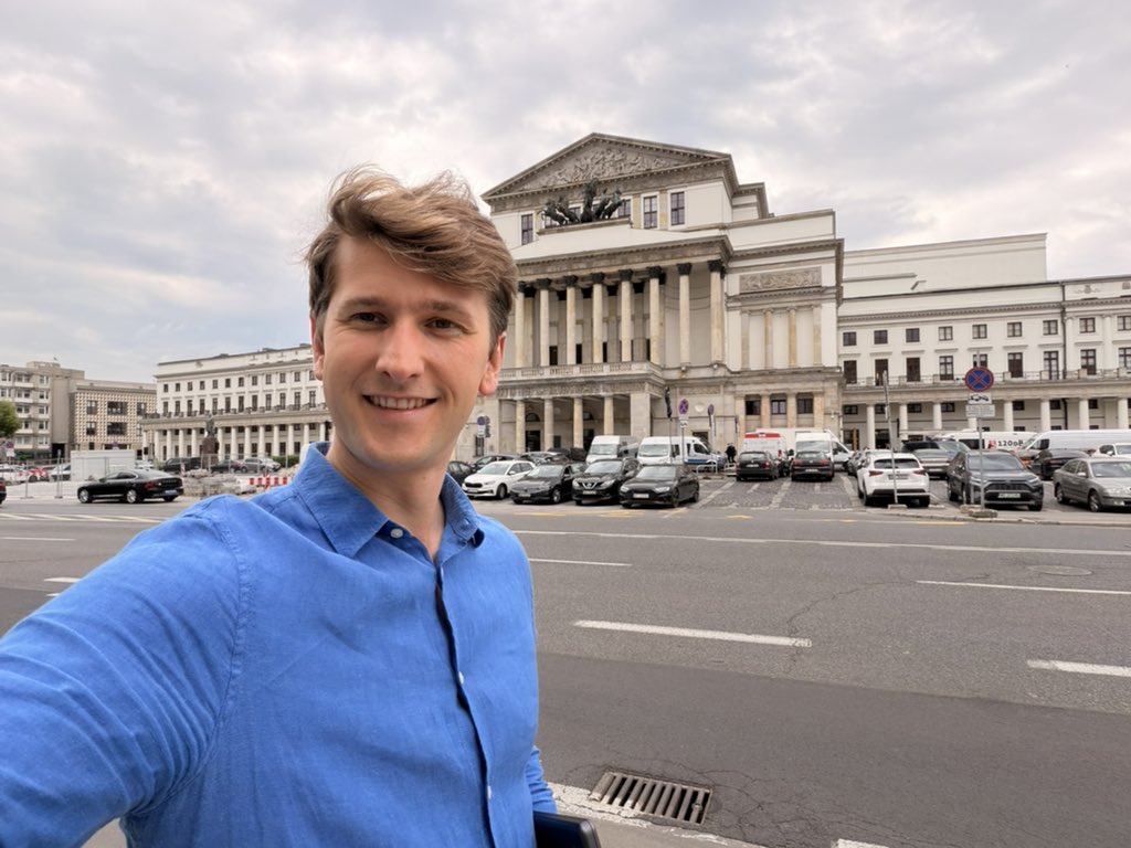lukeharries's tweet photo. Very excited for the ElevenLabs Warsaw summit later today, hosted at the Polish National Theatre

This is my sixth trip to Poland over the last 10 years and every time I’m impressed by the ambition of the people I meet, the scale of startups being built, and the beauty of the new buildings being constructed

Looking forward to talking about the new advancements we’ve made in ElevenCreative and announcing a new product!