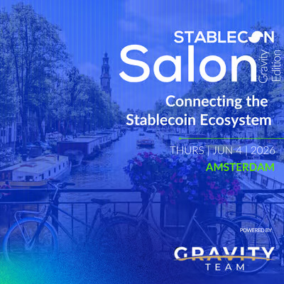 thestablecon's tweet photo. Join us this Thursday in Amsterdam for a Stablecon Happy Hour powered by @GravityTeam_co.

Whether you're building, investing, or exploring the next phase of stablecoin adoption, this is an opportunity to meet the people shaping the future of money movement and digital finance.

Expect drinks, canapés, meaningful conversations, and a room full of industry leaders.

Space is limited and attendance is subject to approval.

Register now: https://t.co/SRSk4e8cdr