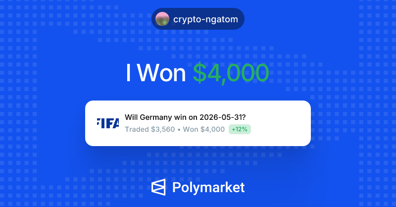 crypto_ngatom's tweet photo. lets go #POLYMARKET $POLY https://t.co/d5JLKsFJaz
