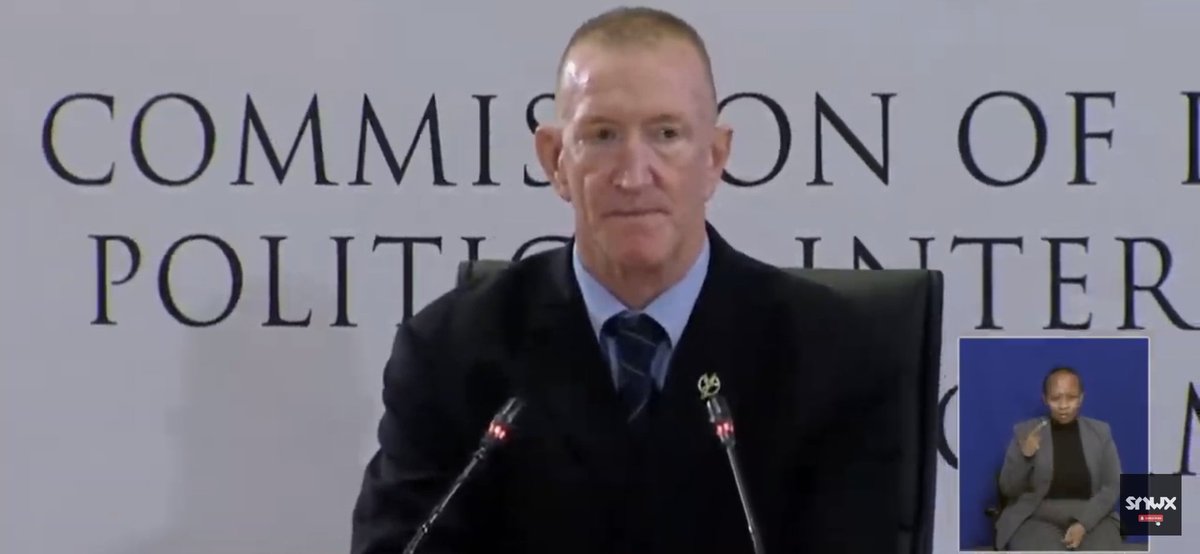 D_Molatoli's tweet photo. All I can tell you is that Warrant Officer Sander's evidence is the one that puts the final nail into the coffin for General Senona. He's emotional, he has skin cancer, he says possibly from managing drugs, he doesn't know. 😢💔 They cooked up charges against him to move him from Narcotics. He knows everything about the syndicates and their moves. It's good we have
#MadlangaCommission
