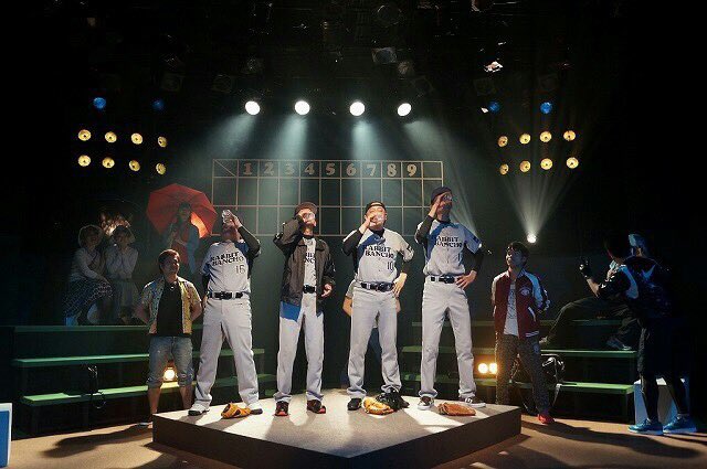 RabbitBancho's tweet photo. 出演キャストはこちら👐

井保三兎
西川智宏
大川内延公
野崎保
渡辺あつし（（株）ALBA）
江崎香澄
（以上、ラビット番長）

#ギンノベースボール https://t.co/0W9vTW4ywe