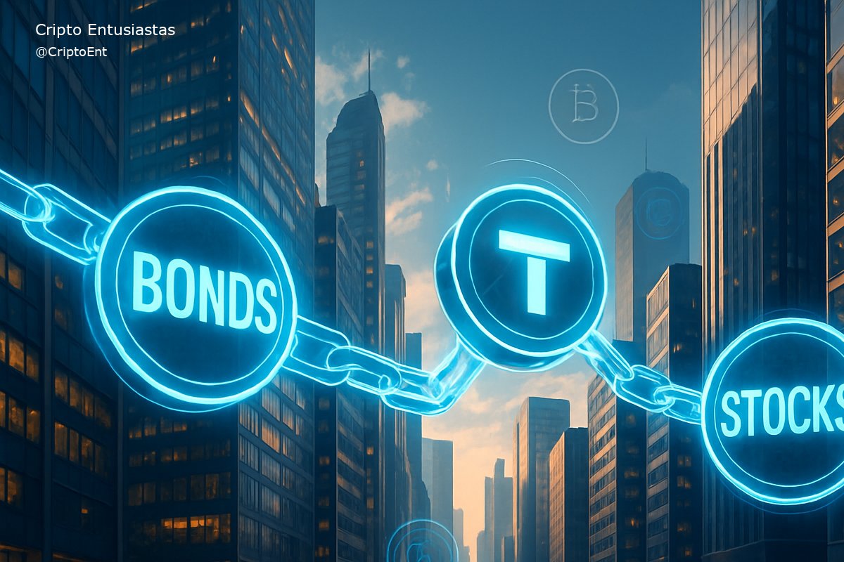 CriptoEnt's tweet photo. 🚨 ¡Wall Street se rinde ante las criptos! Citi predice que el mercado de valores y bonos tokenizados explotará de $17 mil millones a ¡$5.5 BILLONES para 2030! Estamos viendo la mayor migración de activos tradicionales a blockchain, de la mano de gigantes como Nasdaq y DTCC. Además, los stablecoins podrían disparar una demanda de $1 billón en bonos del tesoro. El cambio ya comenzó, y quien no despierte ahora, se queda fuera. #Cripto #Blockchain #Tokenización 🚀