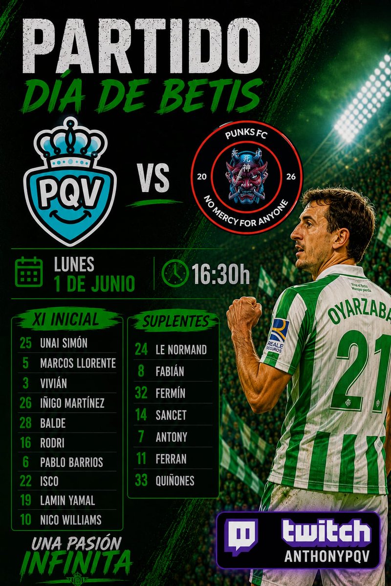 AnthonypqvFC's tweet photo. Ojito que tenemos partido interesante, donde hay cositas de por medio. Vamos a ello y como siempre a por los 3 puntos!!! @PropheticsLigue https://t.co/o5LSEAnuSp