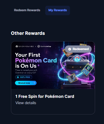 kriptokurduu's tweet photo. Degen Mod!

Gachaslabz tarafında Pokemon kartı için ücretsiz deneme fırsatı var. CoinMarketCap Rewards bölümünden 100 elmas karşılığında 1 free spin kodu alınabiliyor.

Ek olarak platform girişte 1 free spin veriyor. Quest tarafında da toplam 3 free spin daha alınabiliyor.

Kodu kullanmak için:
• Siteye girin (Yeni üyelik lazım)
• Sağ üstten Redeem Free Spin butonuna basın (Play sekmesi içinde)
• CoinMarketCap'den aldığınız kodu girin 
• 2$ değerinde çevirme hakkını kullanın

Site👇
https://t.co/HLVounr7Pa

CMC Rewards👇
https://t.co/kPHkVb0vWr

Önemli detay olarak kazandığınız kartı satıp çekim yapmak için platform minimum 10$ deposit ve 10$ harcama istiyor.

Bu yüzden önce ücretsiz hakları deneyin.

Özellikle CoinMarketCap koduyla gelen free hakkı kullanın. Eğer 5$ ve üzeri değerde bir kart çıkarsa o zaman deposit ve çekim tarafını değerlendirmek daha mantıklı olabilir.

Deposit için:
• Sağ üstten Deposit butonuna basın
• 10$ seçin
• Solana + USDC seçin
• Verilen adrese USDC gönderin

Bakiye düşmesi 10 dakika kadar sürebiliyor.

Çekim tarafında da minimum 10$ gerekiyor. Kartı platforma satıp bakiyeyi USDC olarak Solana cüzdanınıza çekebilirsiniz.

İlk deposit bonusu da var. Örneğin 10$ yatıran yeni kullanıcıya 10 free spin veriliyor.

Toplamda
• Questlerden 3 free hak
• İlk girişten 1 free hak
• CoinMarketCap kodundan 1 free hak
• 10$ deposit sonrası 10 free hak ile toplam 15 free spin hakkınız oluyor.

Bu tarz sistemler risklidir. Yatırdığınız para tamamen gidebilir. Şansınız varsa daha fazla kazanabilirsiniz ama garanti kazanç yoktur. Yatırım tavsiyesi değildir.

Bol şanslar 🎯