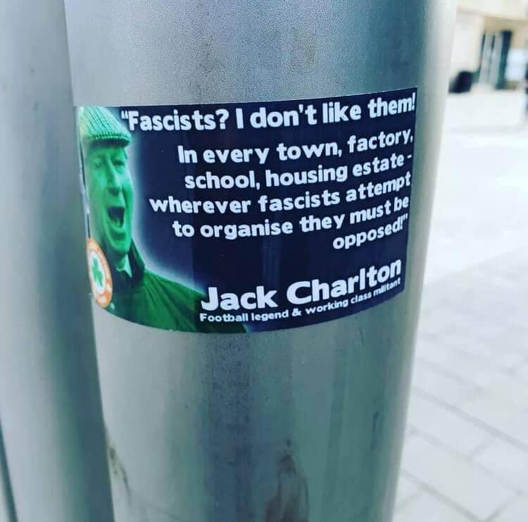 ultras_antifaa's tweet photo. “Fascists? I don’t like them! In every town, factory, school, housing estate - wherever fascists attempt to organise - they must be opposed.”

— Jack Charlton https://t.co/pkkNLIhBB0