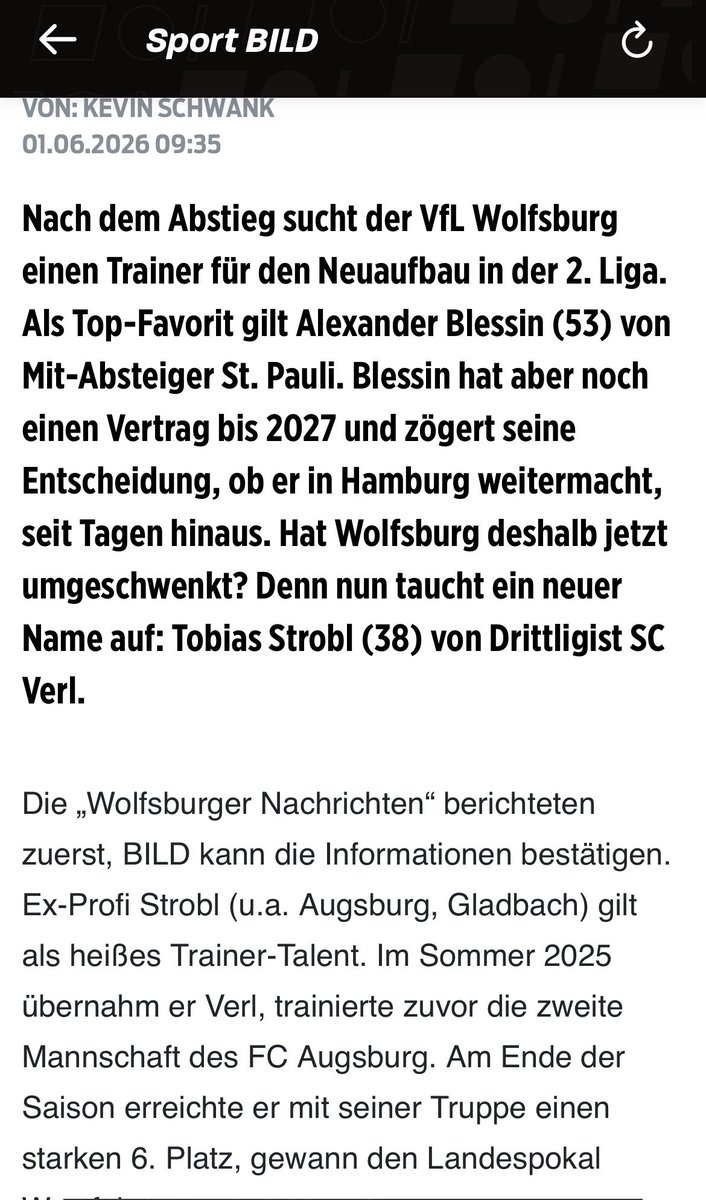 GenosseJ's tweet photo. Bild denkt der Trainer von Verl ist der ehemalige Profi der bei Gladbach gespielt hat 😭 https://t.co/XiLepTtqgF