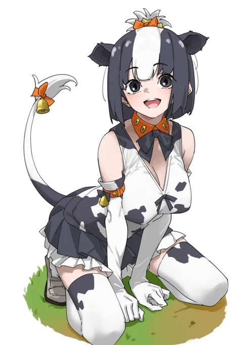 牛乳の日なのでおれの描いた乳牛をもう一度見てくれ