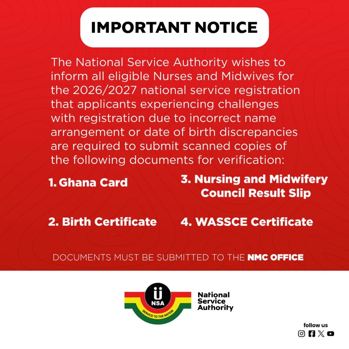 _nsagh's tweet photo. Kindly take note. https://t.co/oe7ZIItCSs