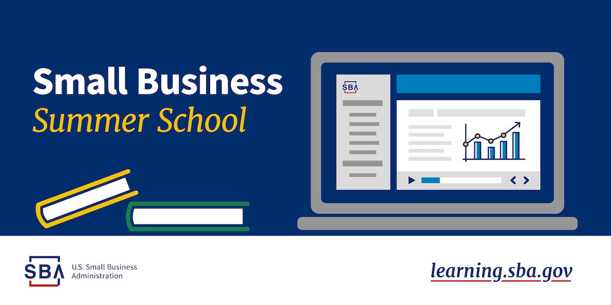 SBAgreatplains's tweet photo. School's IN for summer! ☀️ Brush up on business basics in the days and weeks ahead with these free online training courses: https://t.co/ym6t6SXvlb Perfect for entrepreneurs in IA, KS, MO, &amp; NE. #GreatPlainsBusiness https://t.co/2nLDUE4dhX