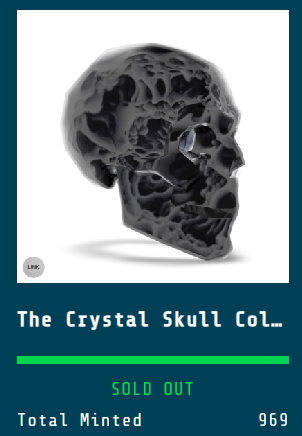 3dOrdinalClub's tweet photo. WOW!    
YOU ALL ARE AMAZING!!
I went to sleep only 6 hours ago and left a message that I had around 35 skulls left to give away.
When I woke up, collection minted out and 50 of yall droppin wallets!! 
LFGOOOOOOO
I will keep sending skulls out until I run out of supply.. https://t.co/HBLmKYQtjz