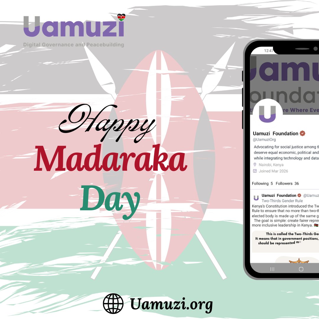 UamuziOrg's tweet photo. Happy Madaraka Day https://t.co/Vkc7PZESgF