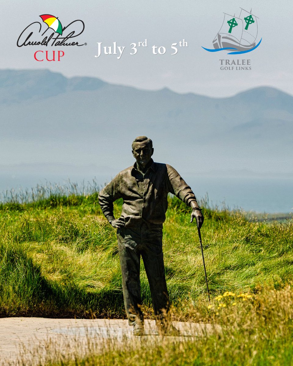 traleegolflinks's tweet photo. A little over a month left until the Arnold Palmer Cup! 🗓️✨ Come witness an amazing display of future golf stars at the stunning Tralee Golf Links. You definitely don't want to miss it! 🏌️‍♂️⛳️ #ArnoldPalmerCup #Golf #TraleeGolfLinks https://t.co/pA39bHbRwm