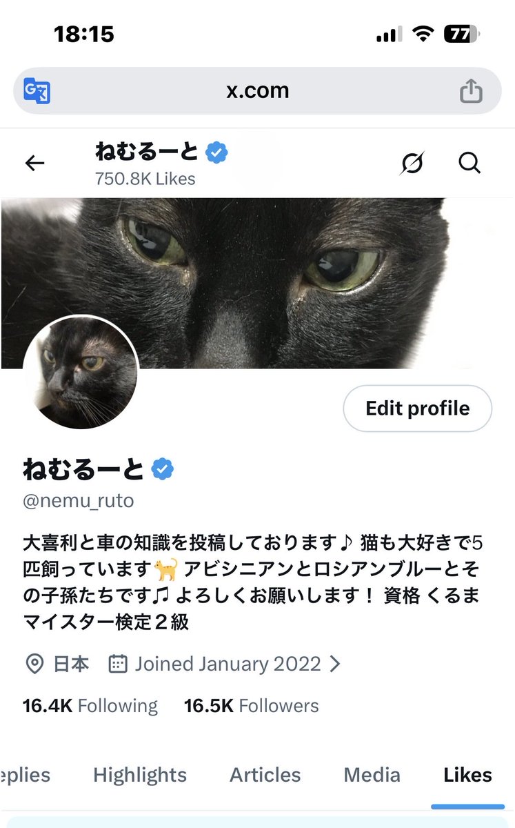 nemu_ruto's tweet photo. 「いいね」を75万回押す事ができましたニャ〜🐈‍⬛💕 https://t.co/Iy8Tlt03X1