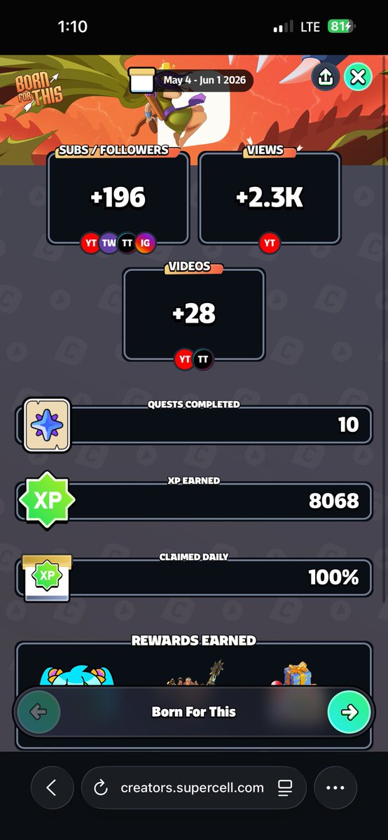 PaWaxl's tweet photo. @rick_c_official @ClashRoyale Sadly I got 0 chests today even though I was active. Already emailed support, hope it gets fixed soon. https://t.co/sguQnnR9az