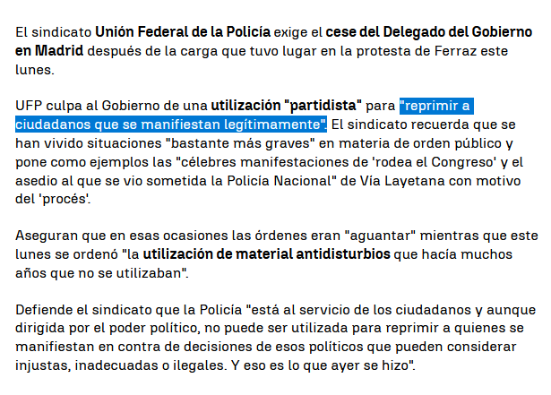 comuflauta's tweet photo. @ufpol Cuando son nazis bien que salis a defender su manifestación legitima y la brutalidad policial con "material antidisturbios" ehhh.

Escoria. https://t.co/thrlcryZxs