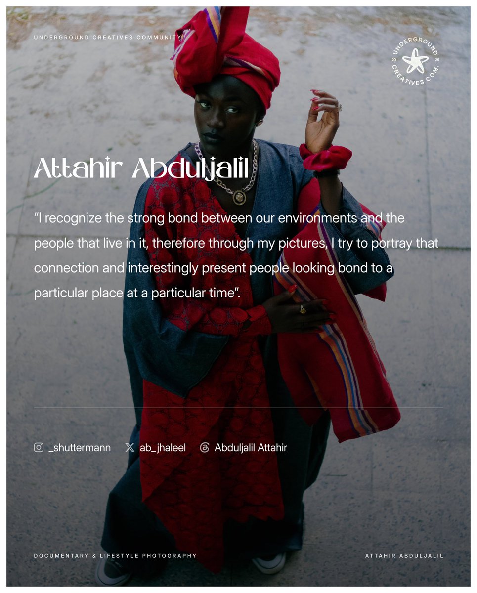 UCCommunityy's tweet photo. Let’s begin the month of June with Documentary and Lifestyle Photographer @Ab_Jhaleel 
Connect with him via his socials ⬇️ https://t.co/4axzf1lNS0