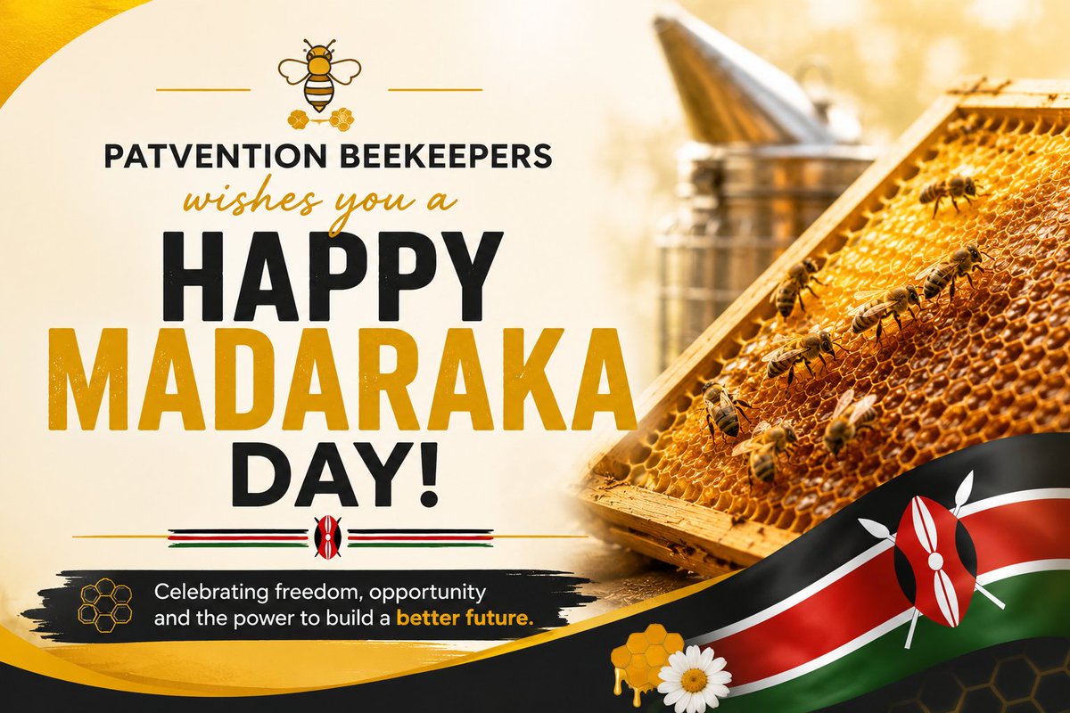 PatventionBees's tweet photo. Happy Madaraka Day! https://t.co/a0sKN0Q32g