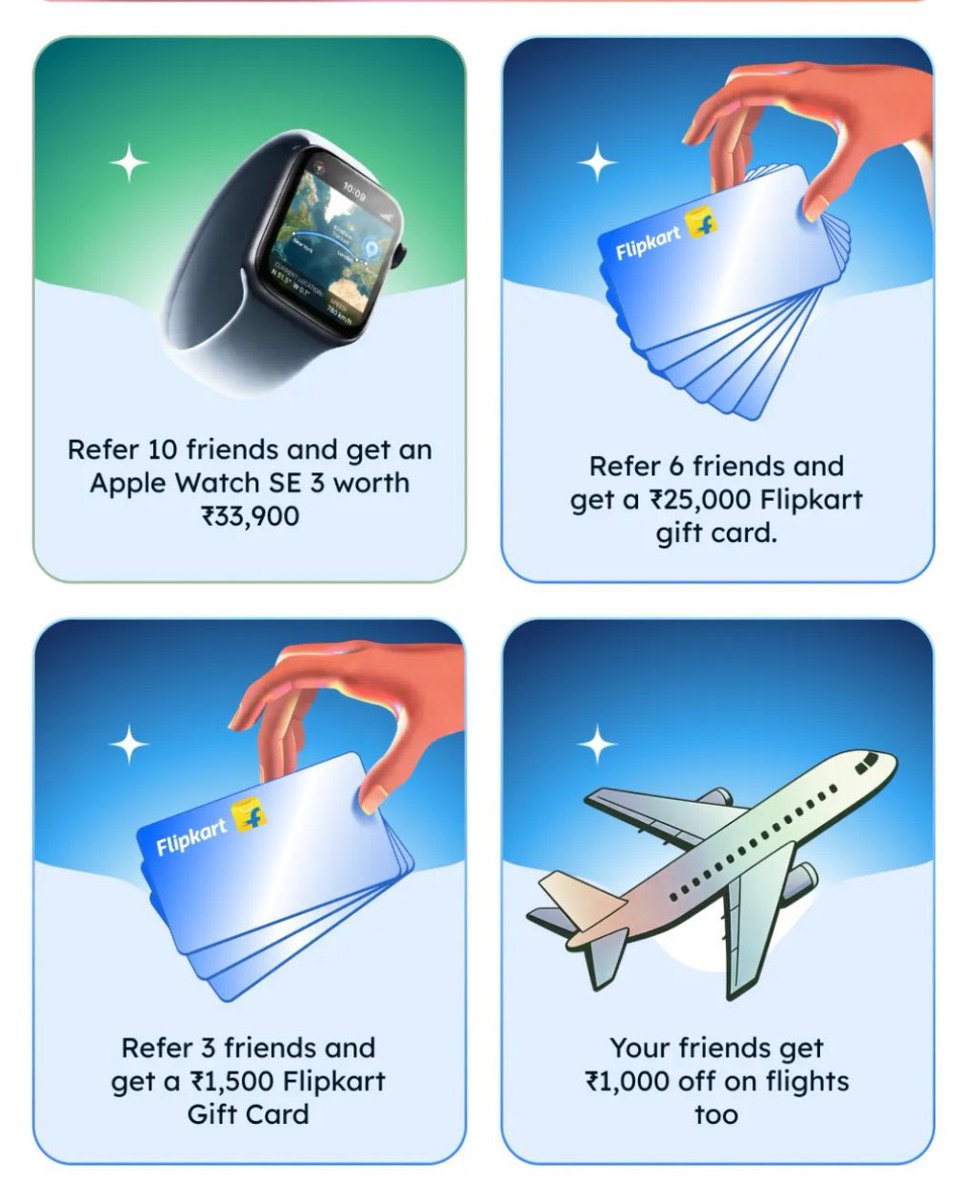 rhoeshan's tweet photo. Another blunder by @scapiasupport @getscapia 

New condition added that only one reward is eligible as per tier.
3 refers ~ ₹1500 flipkart voucher
6 refers ~ ₹ 25000 flipkart voucher
10 refers ~ ₹33900 worth apple watch.

Ideally the top prize should yield the highest reward rate per referral. But here for 6 refers, reward rate is ₹4266/referral and for 10 referrals, reward rate is ₹3390 per referral.

Constant change in terms & conditions is highly deceptive for the stakeholders of the program at large. The new t&c is hidden inside a small corner of the how it works page.