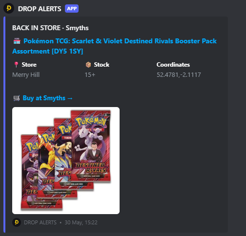 DROP - UK Pokémon Alerts tweet media