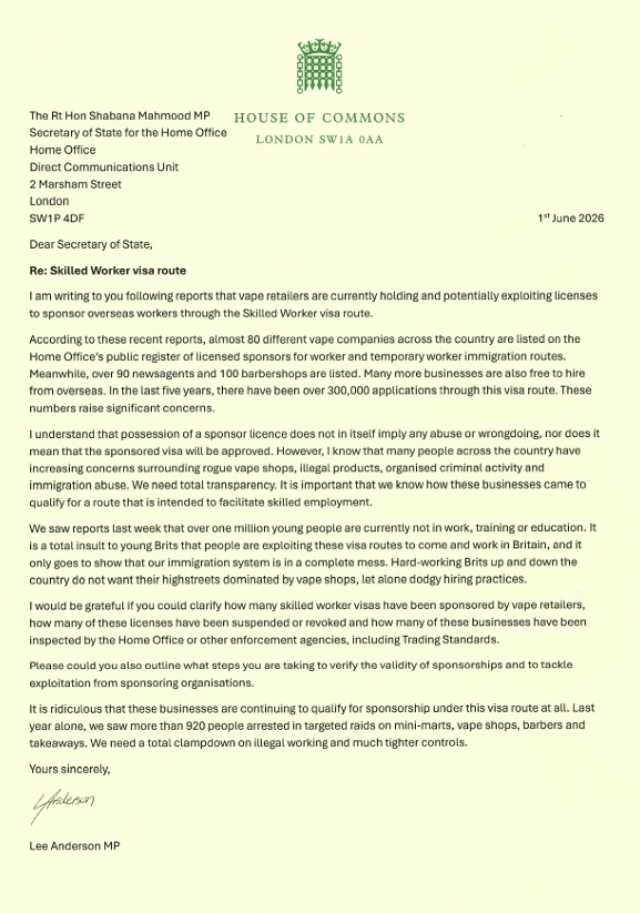 Lee Anderson MP tweet media