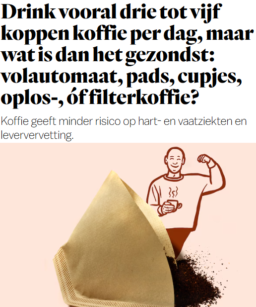 Matthijs85's tweet photo. Bij 3-5 koppen filterkoffie per dag vermindert het risico op hart- en vaatziekten en leververvetting met 30%.
Ga je daar overheen dan neemt dat risico weer toe https://t.co/NnuOoCALrj ☕️ #koffie #wetenschap https://t.co/N6IETGRr9n