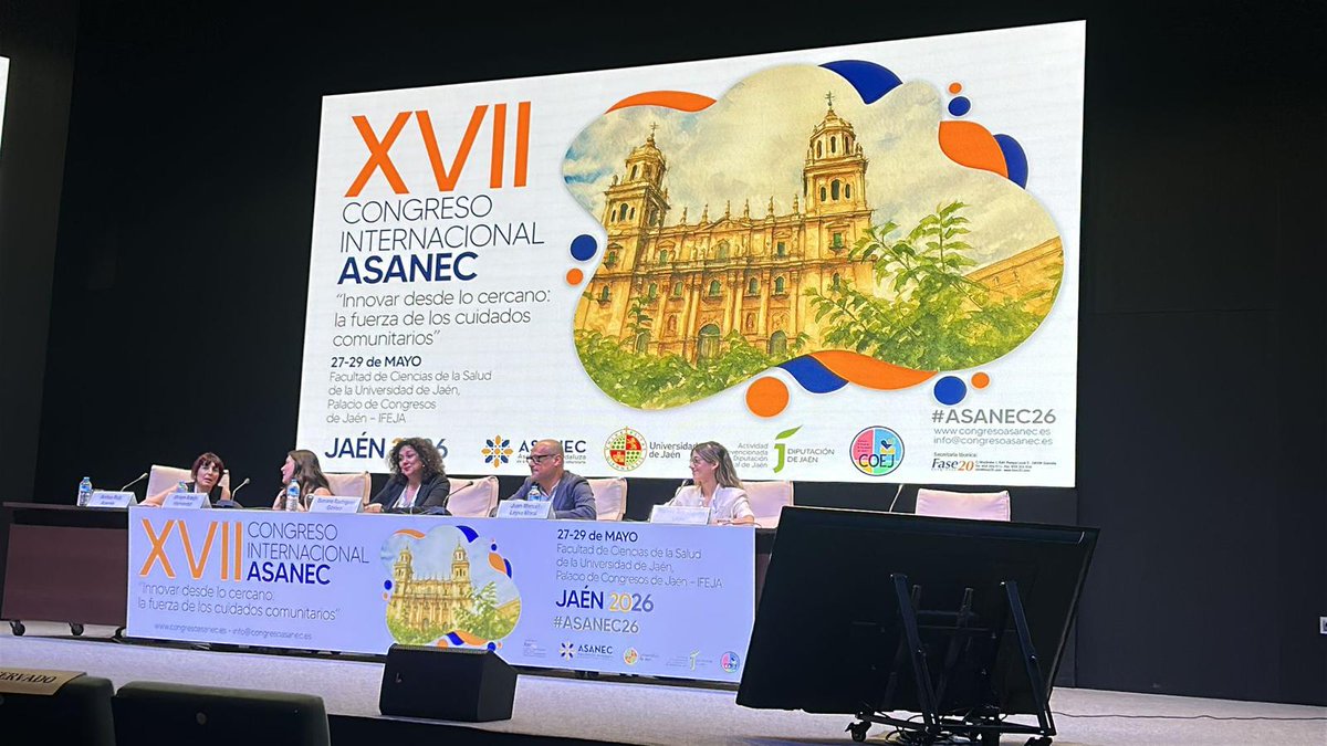 dsapsevilla's tweet photo. Nieves Domínguez, enfermera de comunitaria del CS Torreblanca, presente en el XVII Congreso Internacional @Asanec_ 📑
Debatiendo sobre equidad, vulnerabilidad y el impacto de los determinantes sociales en la salud y los cuidados comunitarios. 
¡Gran trabajo! 🙌🏼 https://t.co/faMhbBSUUY