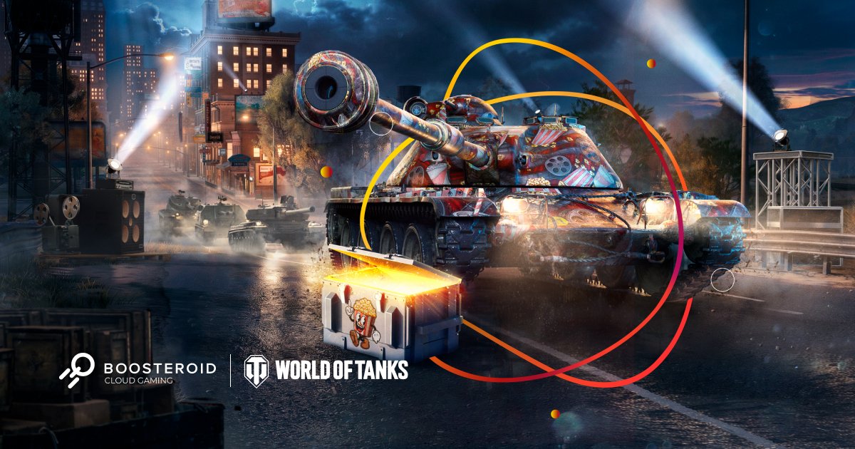 Boosteroid_main's tweet photo. The movie-night vibe hits the battlefield this June 🍿

Boosteroid and @worldoftanks are back with a brand-new June Drop
Get 1 month for €16.89 or 6 months for €89.89 and receive:

🎬 1,000 gold
🚀 ASTRON Rex 105 mm subscription vehicle
🎥 “Movie Night” 2D style
🍿 “Kernel” projection decals
⚙️ Experimental Equipment and special missions

Plus, 6-month plan vehicle lineup: Object Kust, Bat.-Châtillon Bourrasque, and FV226 Contradictious.

From the opening scene to the final battle - make every match count.

#boosteroid #worldoftanks #cloudgaming #games #gamer