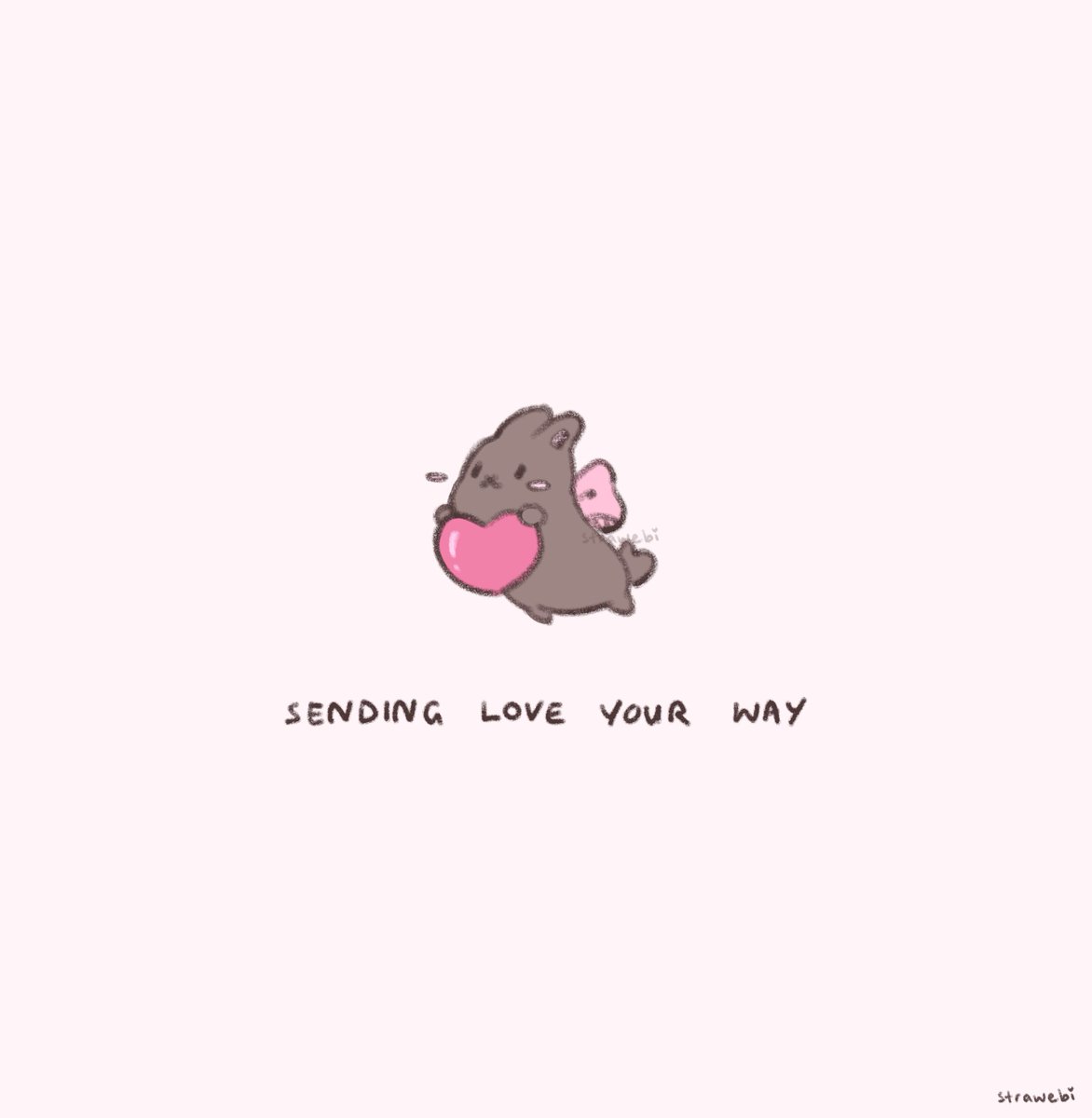 strawebi's tweet photo. some bunny love to get you through the week ♡ https://t.co/Yp6XhaOVjY