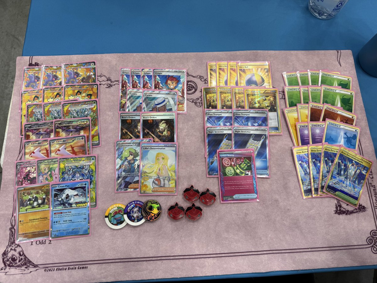 Flynoid's tweet photo. DAY 2 with Bellowing Thunder and friends! Deck started to have some rough starts + some sloppy plays!Ggs to all my opponents this weekend everyone was a pleasure! Was happy to see all the squad do well this weekend! Love the squad! @88Cardhouse @LostZoneKitchen @DragonShield_ https://t.co/2ts3oP6zIy