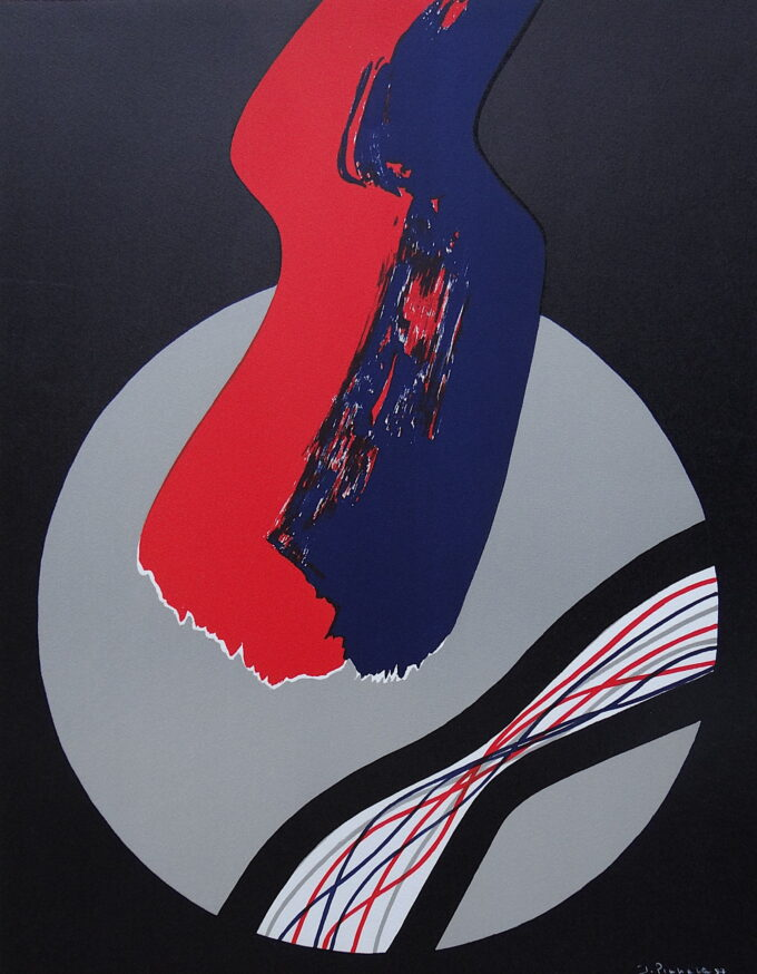 marieartcollec1's tweet photo. Signed 1987 James Pichette lithograph 🔥 Rare lyrical abstraction on deep black — dramatic, emotional, museum-quality. Art Informel. 24x18in ✨
→ https://t.co/SgwfOtAZnP
#JamesPichette #LyricalAbstraction #ArtInformel #AbstractArt #SignedLithograph #FrenchArt https://t.co/h4VMnha9uT