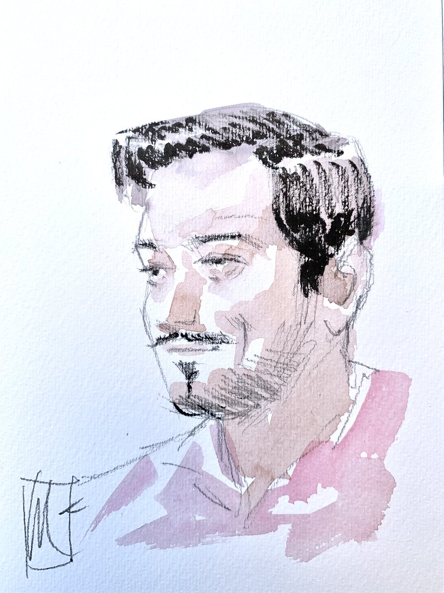 andreasmancini's tweet photo. 3851 watercolors #draw365 #thedailysketch #art #illustrationart #livepainting #watercolorpainting #ritrattini #antinori https://t.co/qmcXAupU5T… https://t.co/OtdB7tHhsm