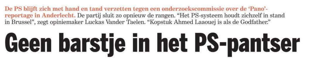 BartDeMeulenaer's tweet photo. Wie de PS niet systematisch uitsluit van bestuur (cordon structurelle) kan geen ernstige partner zijn om dit land mee te hervormen.

Het kan gewoon niet met de PS. https://t.co/HTt8epteDp