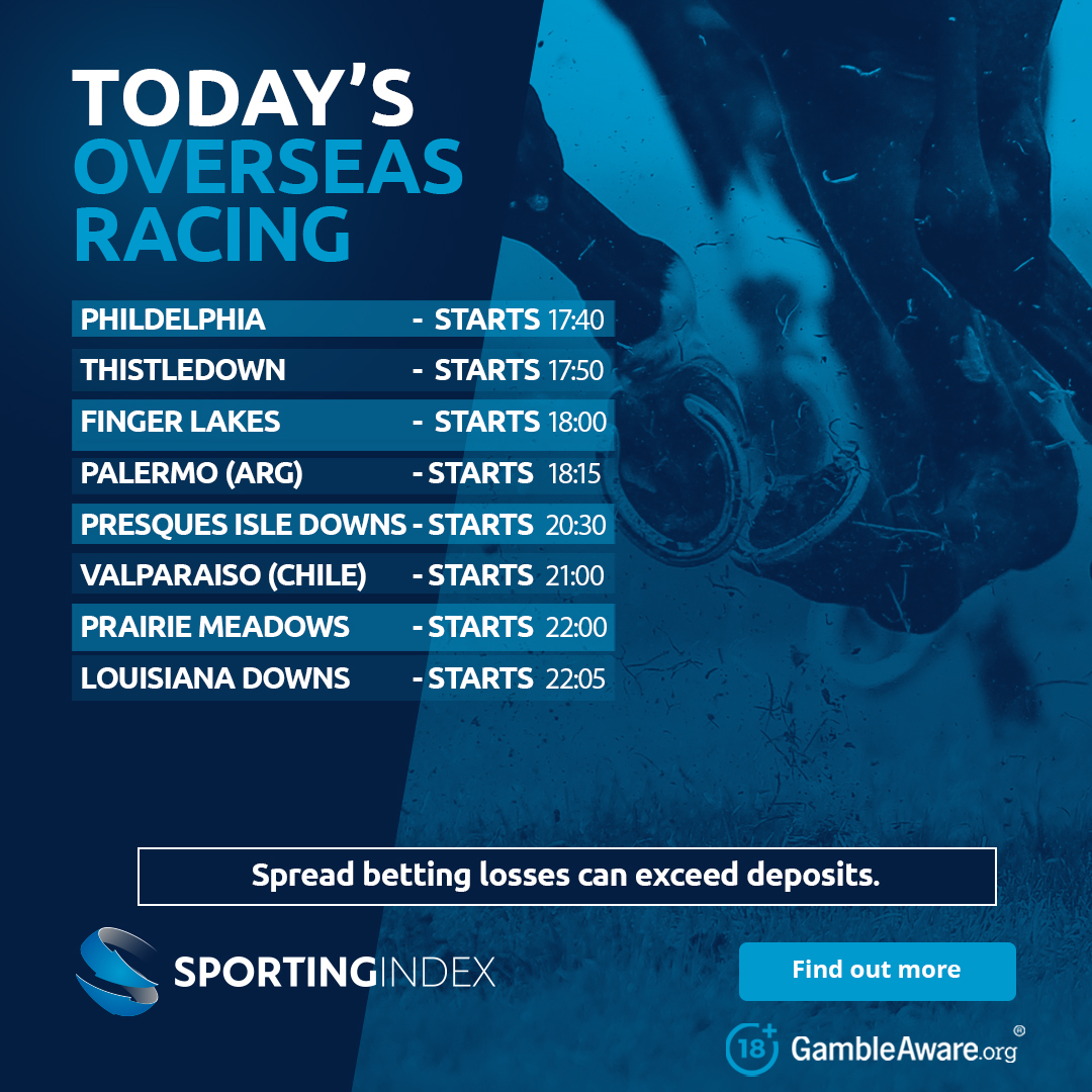 sportingindex's tweet photo. We've got racing action from the US coming your way this afternoon!🏇   

Check out our our markets and livestream every meet here: https://t.co/Tdh2vdUdpQ https://t.co/6CR3wtC1rC